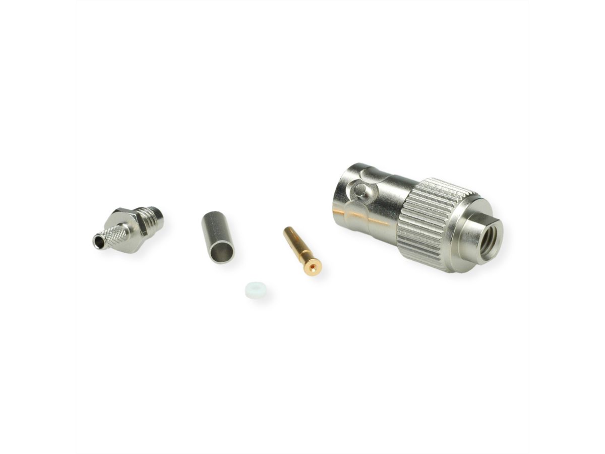 TELEGÄRTNER BNC-Kabelbuchse 50 Ohm, für RG-316/U, crimp