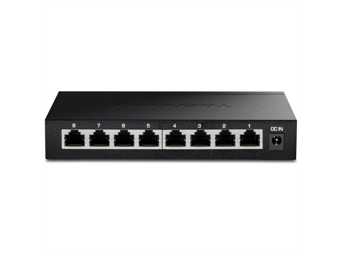TRENDnet TEG-S380 8-Port 2.5G Switch, Unmanaged, schwarz