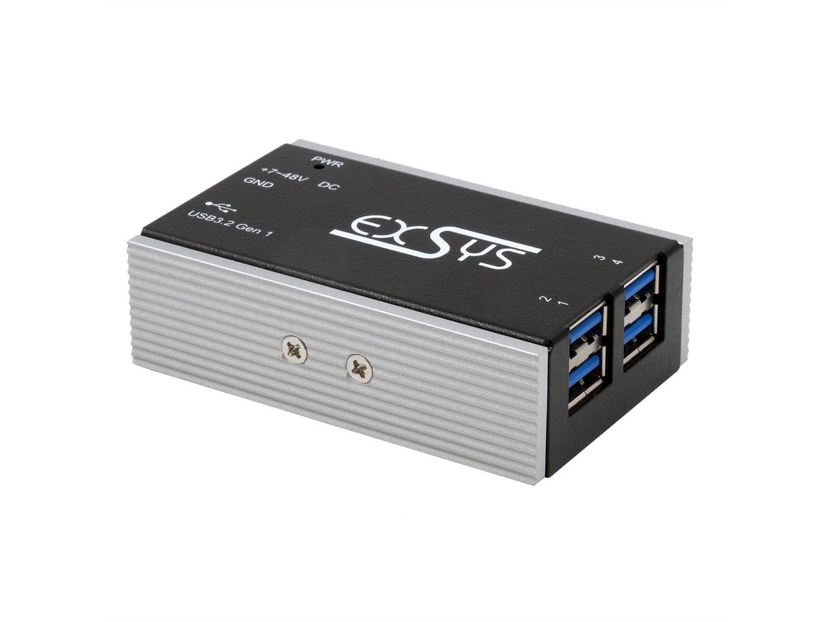 Exsys EX-1181HMS-WT 4-Port USB 3.2 Gen 1 Hub