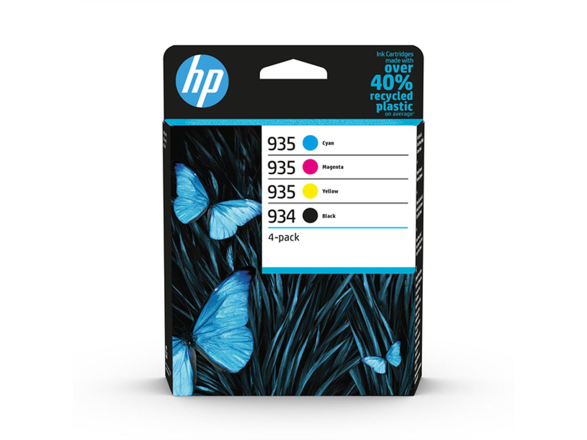 6ZC72AE , Nr. 934/935, Multipack (schwarz, cyan, magenta, yellow), für HP-OfficeJet 6812 / 6815, OfficeJet Pro 6230 / 6830 / 6835