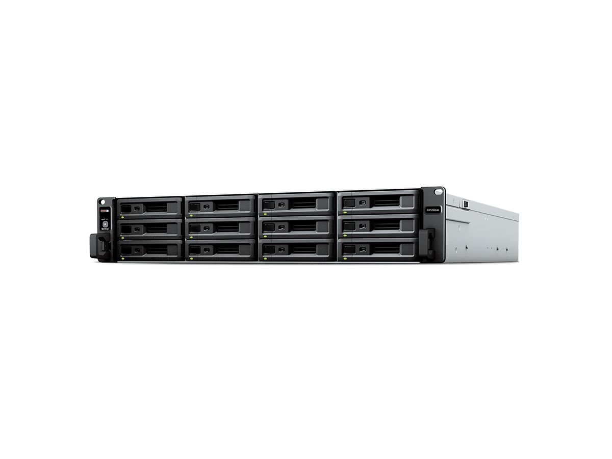 Synology RX1222sas HDD / SSD-Gehäuse Schwarz 2.5/3.5 Zoll