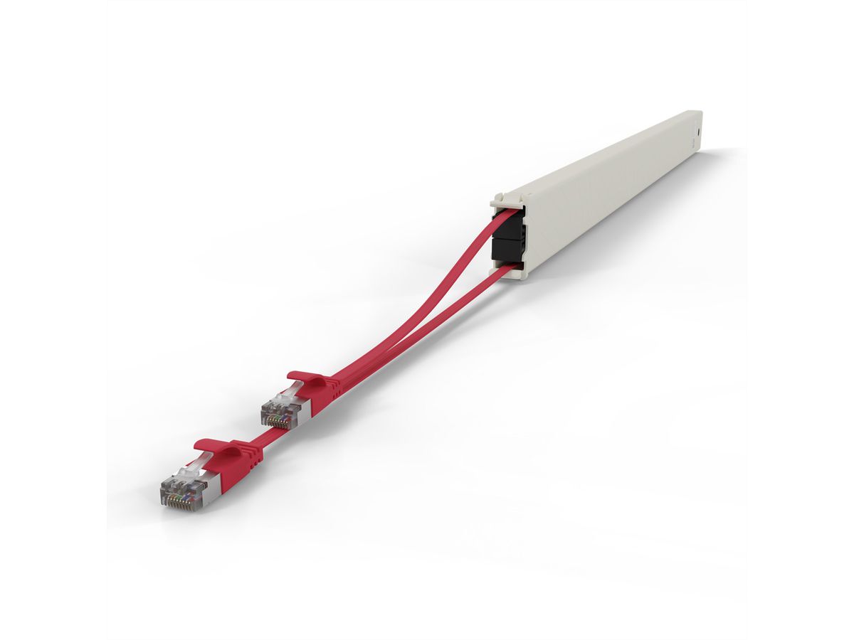 patchbox.one Kassette 46RU STP rot Cat.6a 2,5m