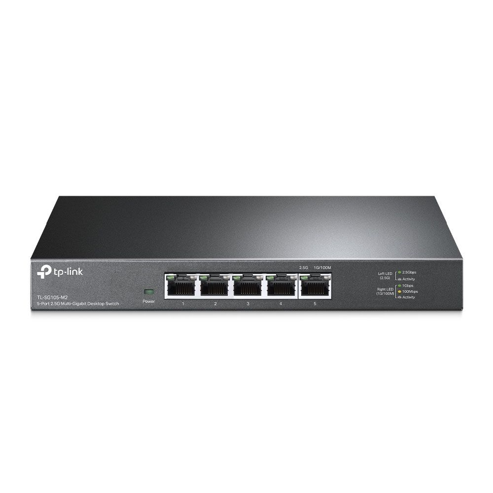 TP-Link TL-SG105-M2 Netzwerk-Switch Unmanaged 2.5G Ethernet (100/1000/2500) Schwarz