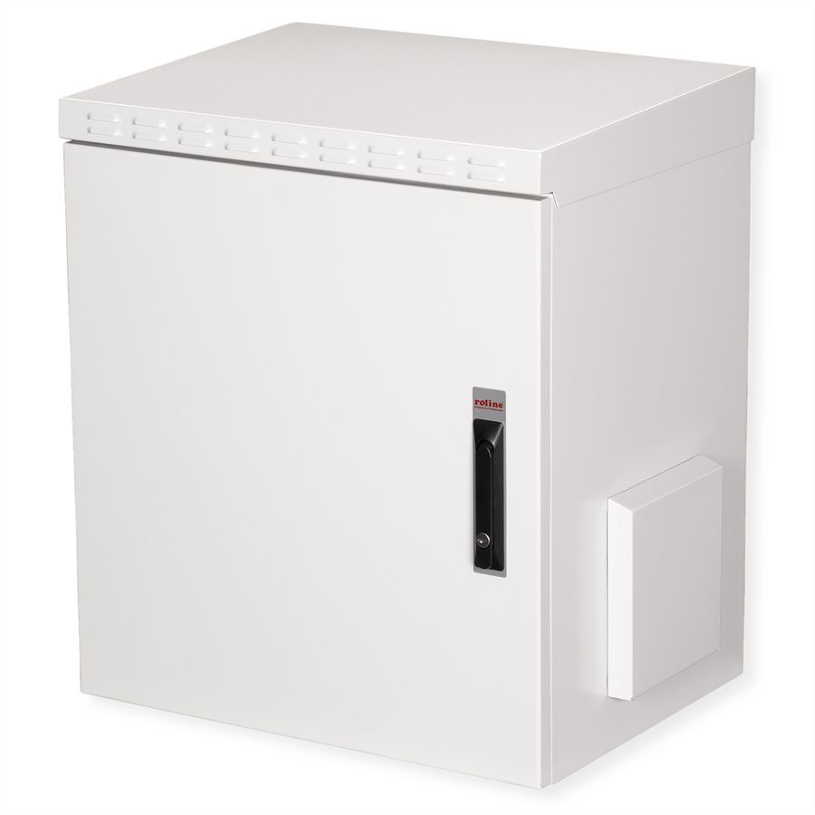 ROLINE 19-Zoll Wandgehäuse Pro 12 HE, 600x450 BxT IP55 outdoor grau