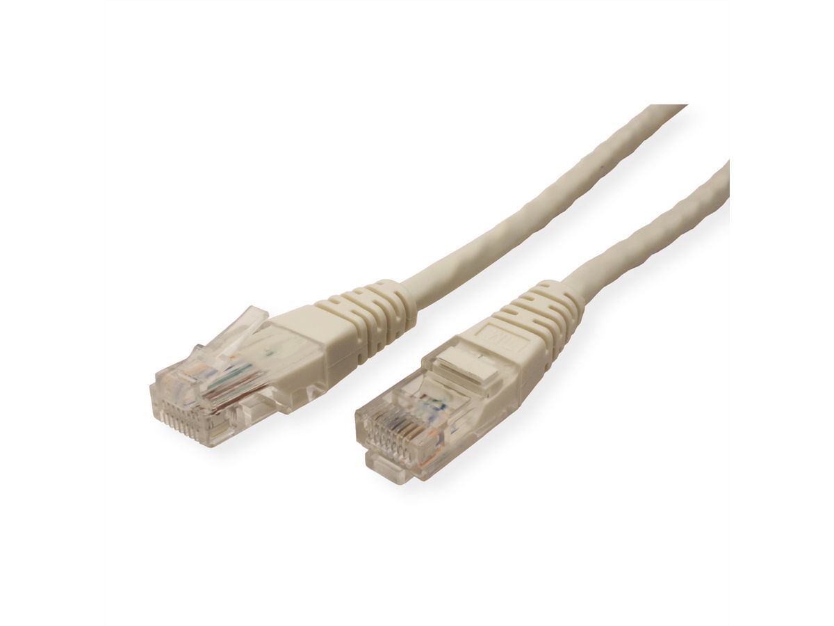 STANDARD UTP-Patchkabel konf. Kat.6 (Class E), beige, 7 m