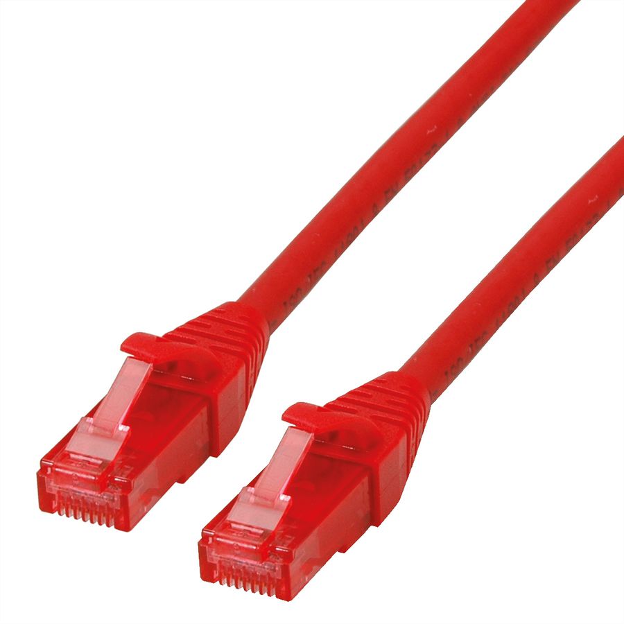 ROLINE Patchkabel Cat.6 UTP, Component Level, LSOH, rot, 3 m