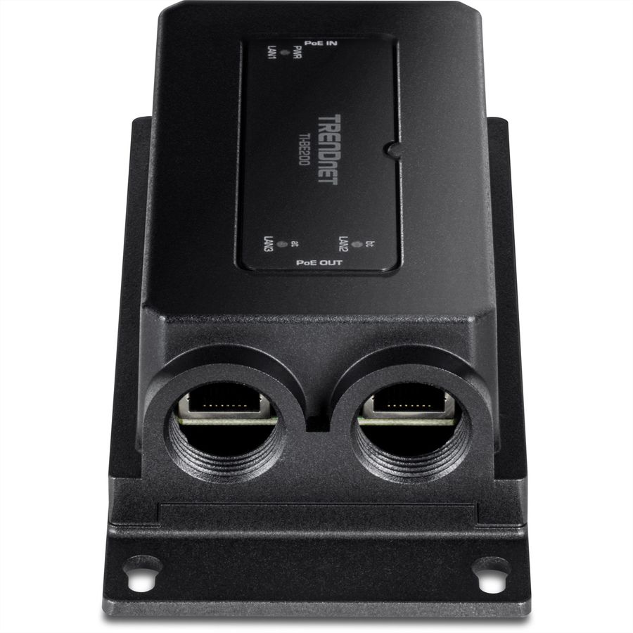 TRENDnet TI-BE200 Outdoor PoE++ Extender, 2-Port Industrial Gigabit