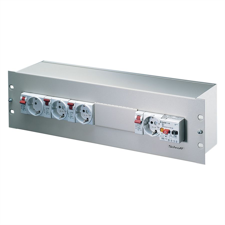 SCHROFF 19"MODUL 3HE 150T UEBERSEE