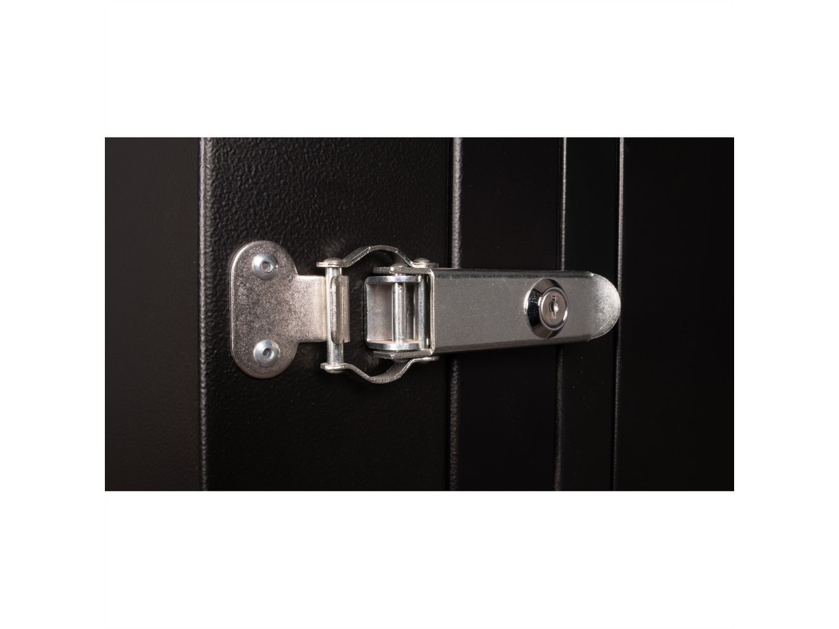 ROLINE 19-Zoll Wandgehäuse Pro 20 HE, 600x600 BxT zweiteilig schwenkbar schwarz