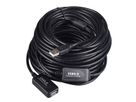 STANDARD USB 2.0 Verlängerung, aktiv, mit Repeater, schwarz, 15 m