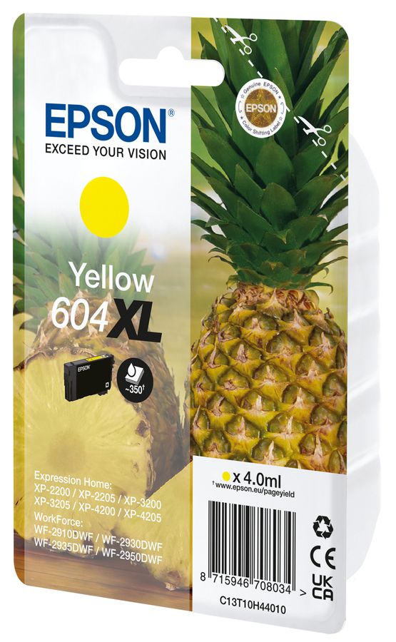 Epson 604XL Druckerpatrone 1 Stück(e) Original Gelb