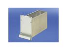SCHROFF Kassetten PRO mit Haube, 3 HE, Frontplatte geschirmt (Textildichtung) - KAS M.HAUBE EMV 3HE 12TE 227T