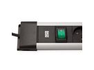 BACHMANN CONNECTUS 6xUTE, 1xSchalter 2,0m CEE7/7 Grau