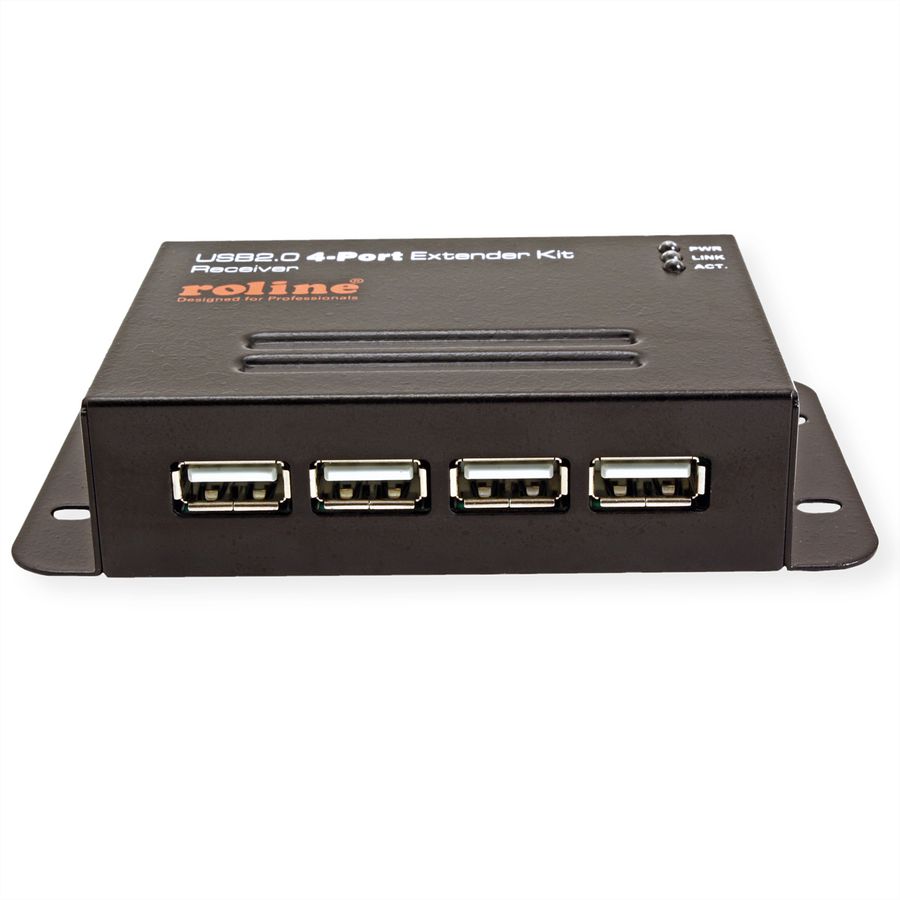 ROLINE USB 2.0 Verlängerung über RJ45, 4x USB, max. 50m