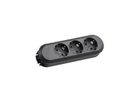 BACHMANN SMART 3xCEE7/3 schwarz, ohne Zuleitung