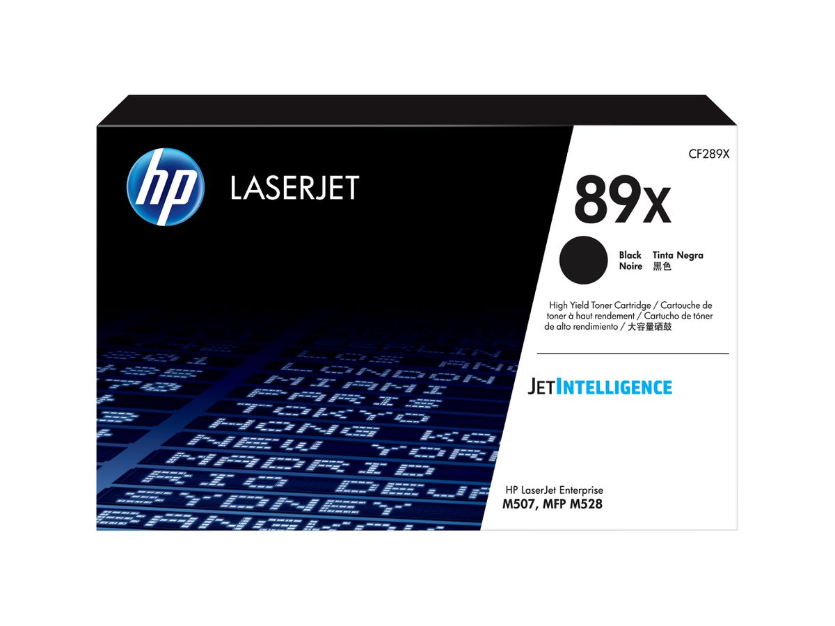 HP 89X Schwarz Original LaserJet Tonerkartusche mit hoher Reichweite
