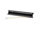 VALUE 19"-Keystone-Modulträger, 24 Ports, 1HE, geschirmt, schwarz