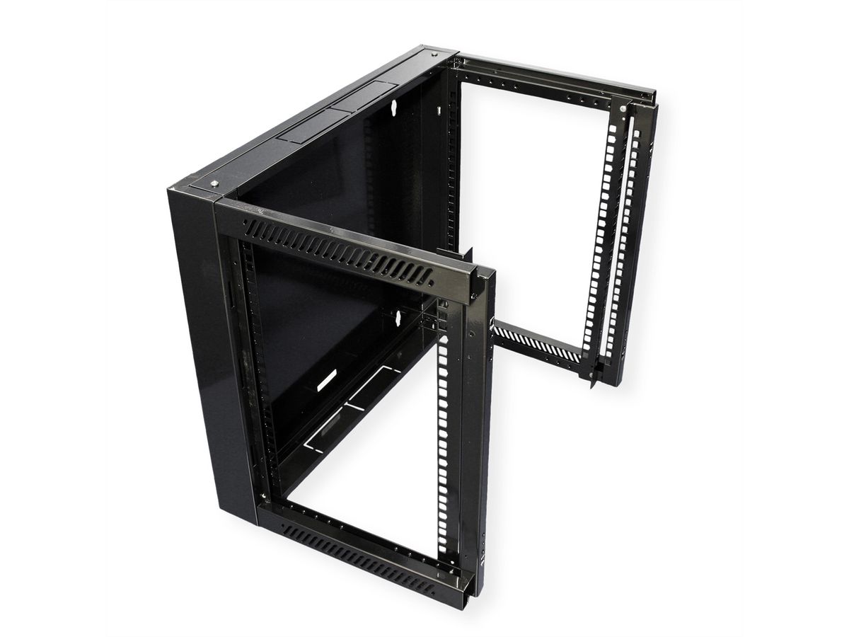 VALUE Wandgehäuse 9 HE (HxBxT) 500x570x450mm, Bausatz, schwarz