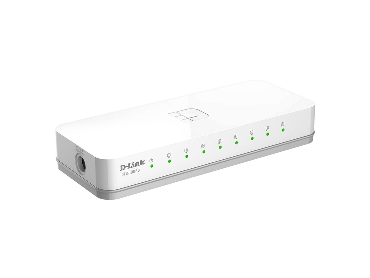 D-Link DES-1008C/E 8-Port Switch Fast Ethernet