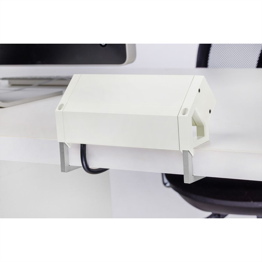 BACHMANN DESK2 3x Schutzkontakt GST18, weiß