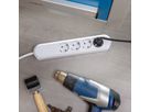 BACHMANN SMART Steckdosenleiste 4x Schutzkontakt, weiß, 1,5 m