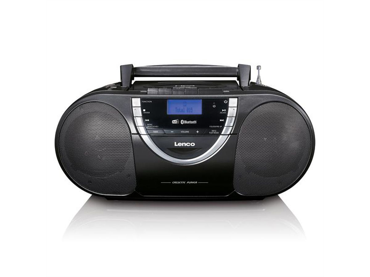 Lenco DAB+-Radio/Boombox SCD-6900, Kassette, CD/MP3-Player, FM, DAB+, black