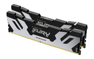 Kingston Technology FURY 32GB 6400MT/s DDR5 CL32 DIMM (2er-Kit) Renegade Silber