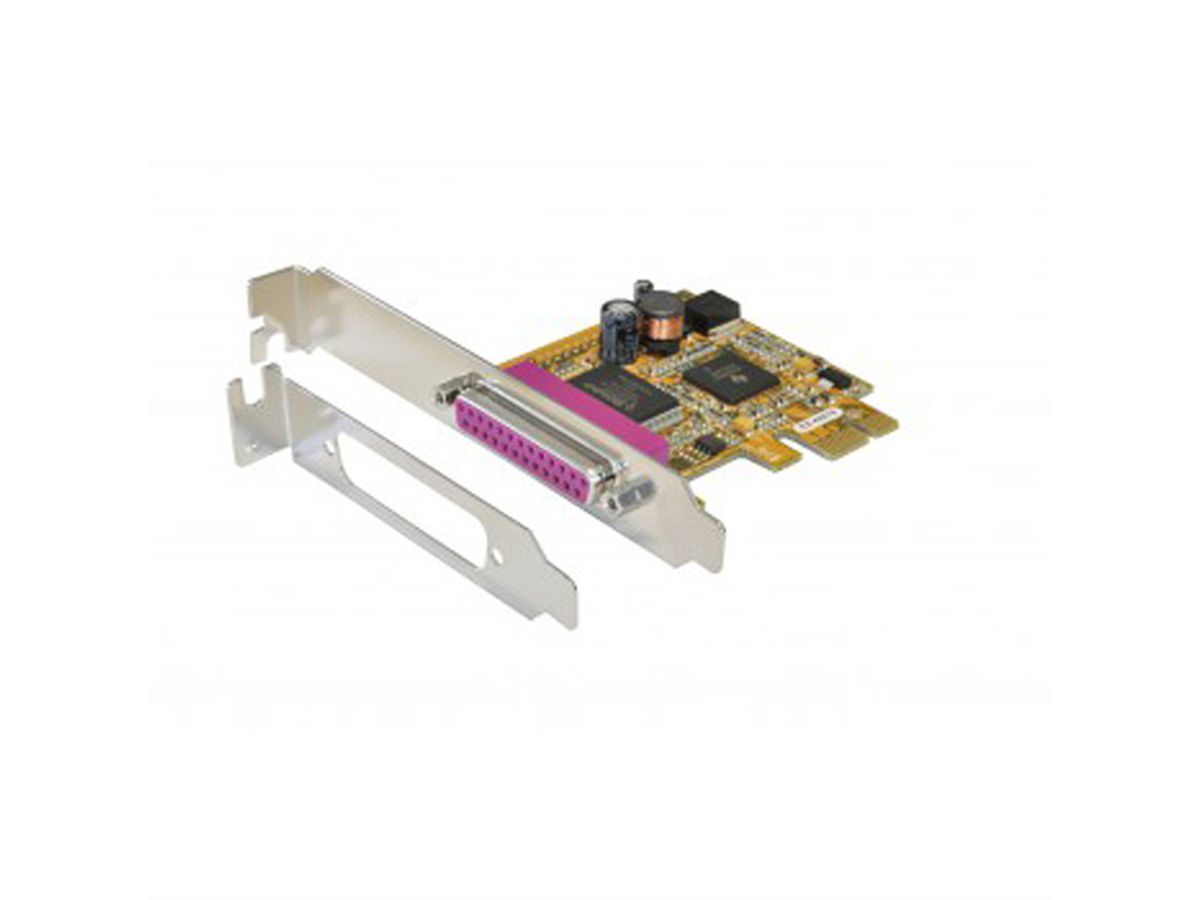 EXSYS EX-44001 PCIe x1 LP 1x parallel EPP inkl. LowProfile Bügel