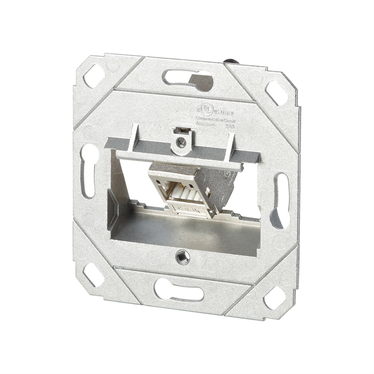 METZ CONNECT C6Amodul 1 Port 180°M UP0-Dose, reinweiß RAL9010