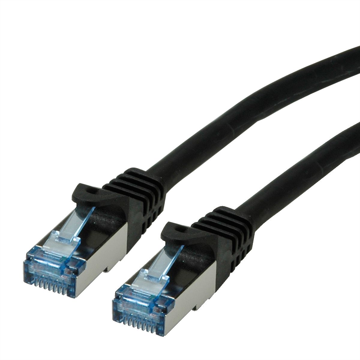 ROLINE Patchkabel Cat.6A S/FTP (PiMF), Component Level, LSOH, schwarz, 3 m
