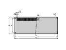 SCHROFF Frontplatte - COMPAC FRONTPL.3HE 28TE ELOX