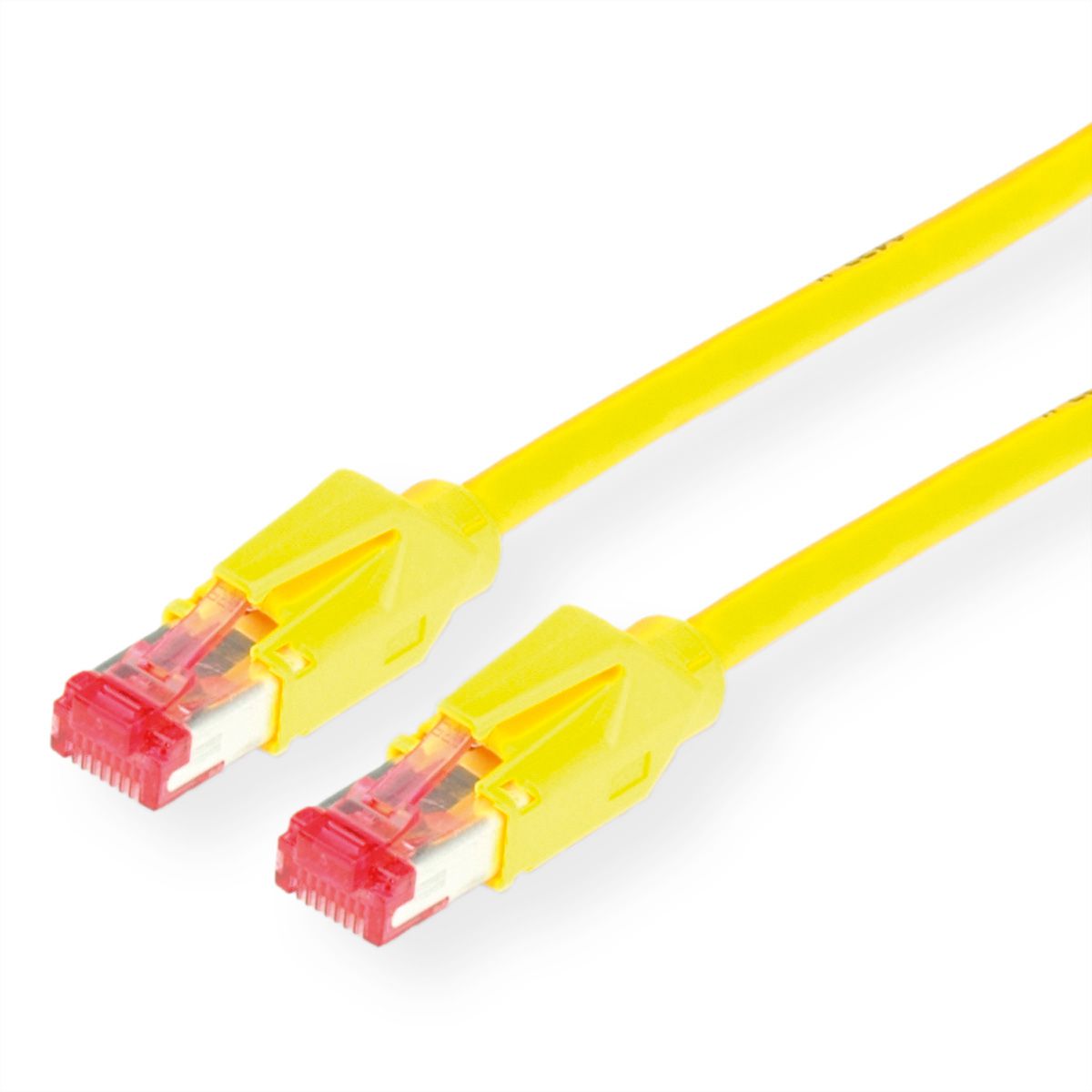 KERPEN Patchkabel Cat.6 (Class E) S/F, MegaLine F6-90, HiRose TM21, LSOH, gelb, 15 m