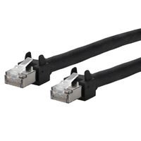 METZ CONNECT Patchkabel 6kV Flex500 Outdoor, schwarz, 2 m