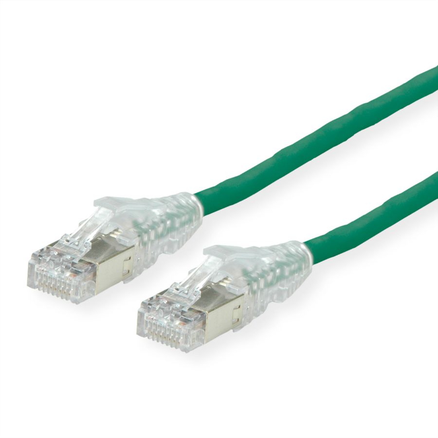 DÄTWYLER Patchkabel Cat.6A (Class EA) S/FTP, CU 7702 flex LSOH, AMP v2, grün, 0,5 m