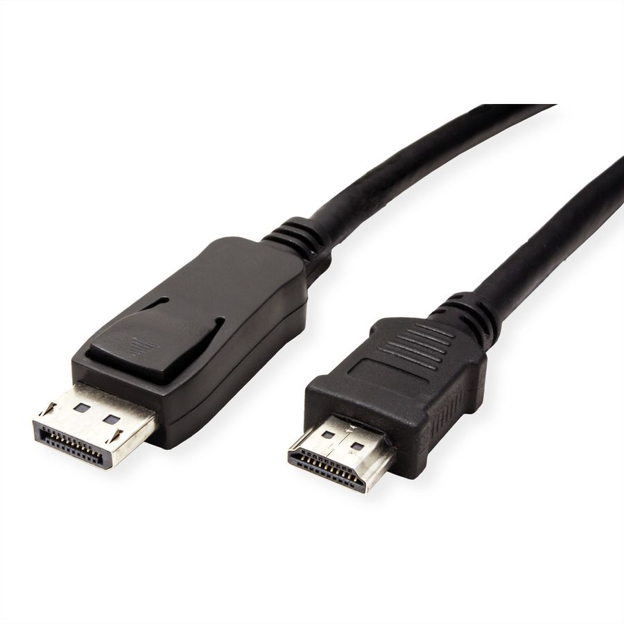 VALUE DisplayPort Kabel DP - HDTV, ST/ST, schwarz, 1,5 m