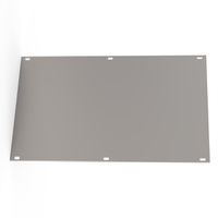 SCHROFF Frontplatten, U-Profil, schirmbar - U-FRONTPL.EMC 3HE 42TE M.PIN