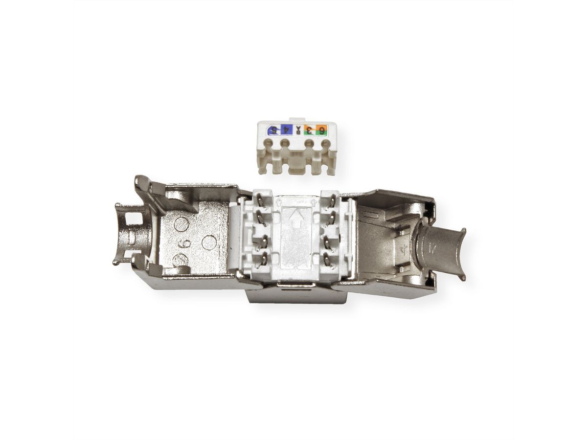 VALUE Kat.6A (Class EA) Keystone, RJ-45, geschirmt, werkzeuglos, SuperSLIM