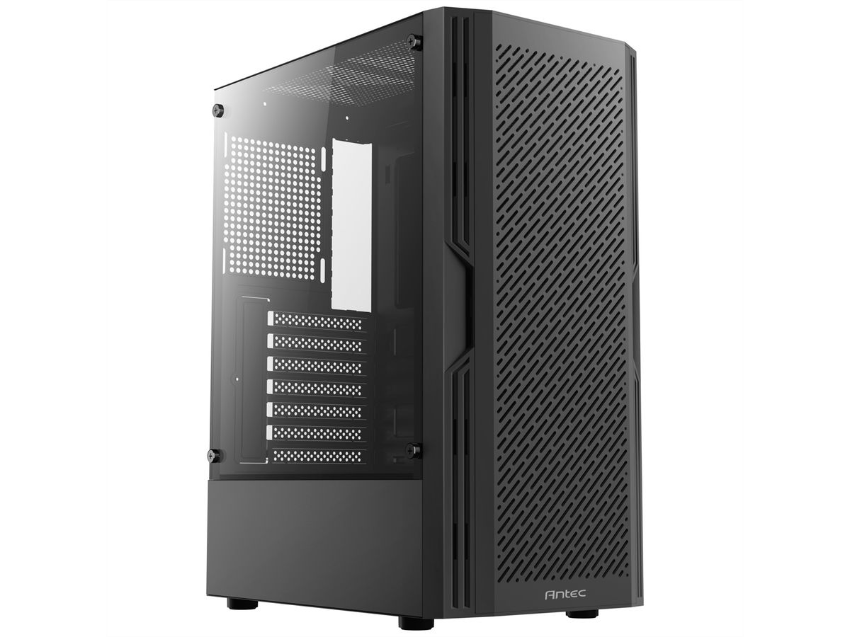 ANTEC AX20 PC Gehäuse Midi Tower Gaming Black ATX, schwarz