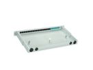 TELEGÄRTNER BASIS V LWL-Panel mit Kupplungen, 6x LC Duplex, türkis, OM3
