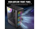 ANTEC AX26 RGB Elite PC Gehäuse Midi Tower Gaming ATX, schwarz
