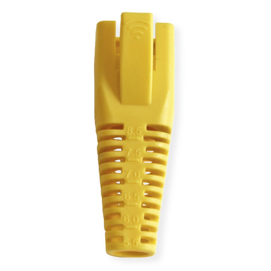 ROLINE Knickschutztülle für RJ-45, 10 Stck, gelb