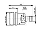TELEGÄRTNER Adapter N-Buchse / SMA-Buchse