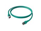 EasyLan FlexBoot Patchkabel Kat.6A, S/FTP, türkis, 2 m