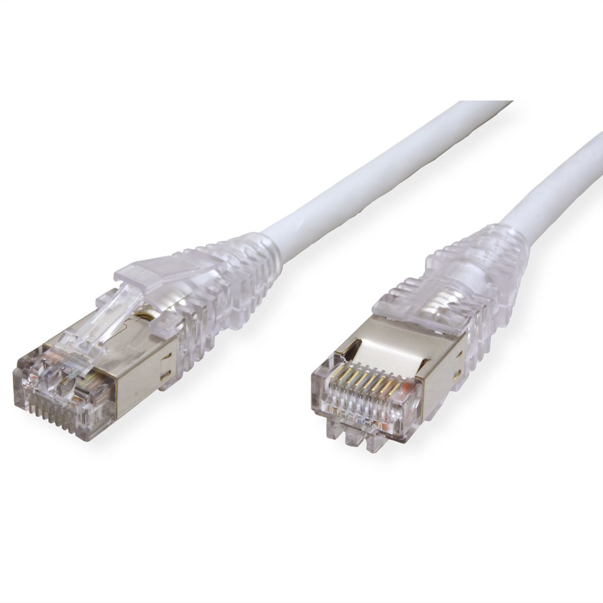 DÄTWYLER Patchkabel Cat.6A (Class EA) S/FTP, CU 7702 flex LSOH, AMP v2, grau, 2 m