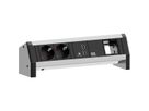 BACHMANN DESK 2x Schutzkontakt 1x USB Charger 1x ABD , GST18 Buchse, 0 m