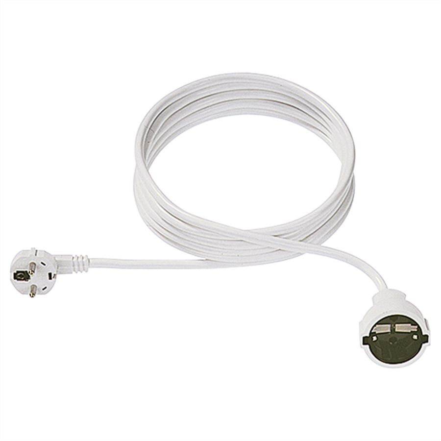 BACHMANN Extension cable, Schutzkontakt 230V 4m weiss