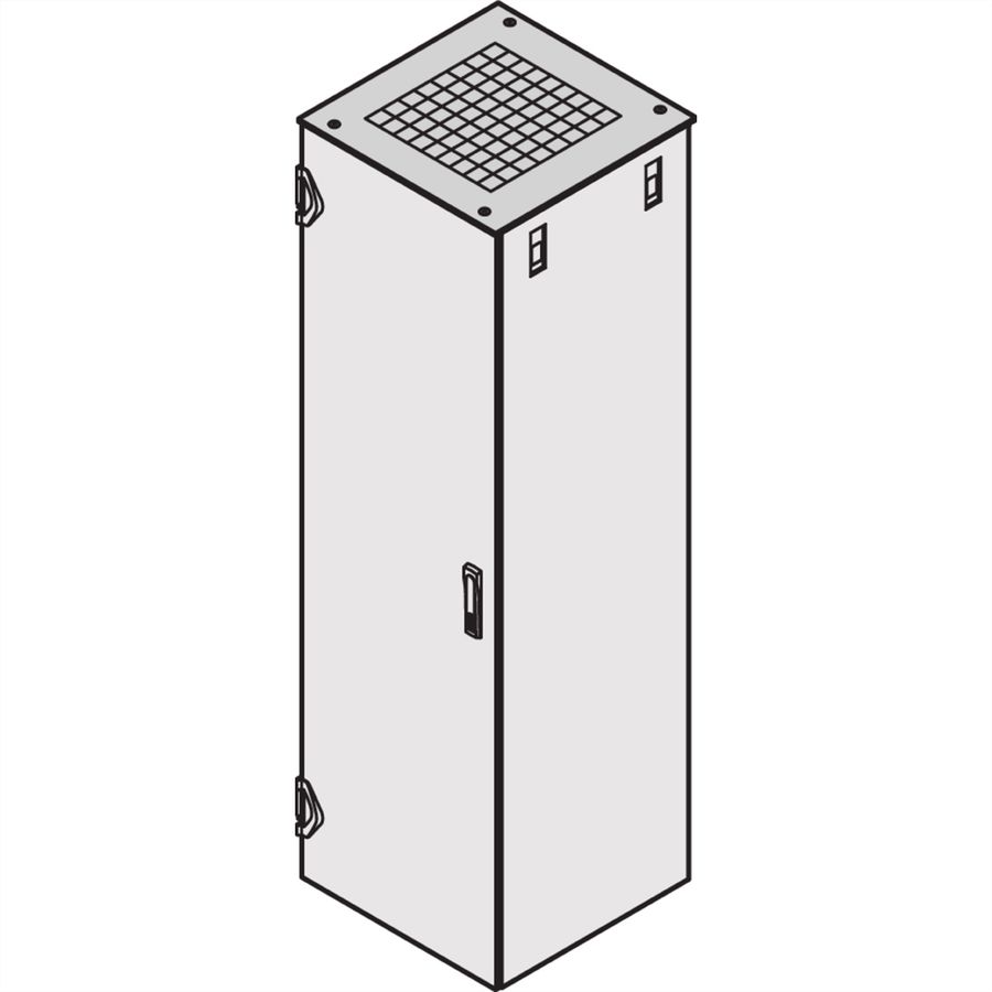 SCHROFF Flachdach, perforiert - DACH BELUF.800B 600T RAL7021