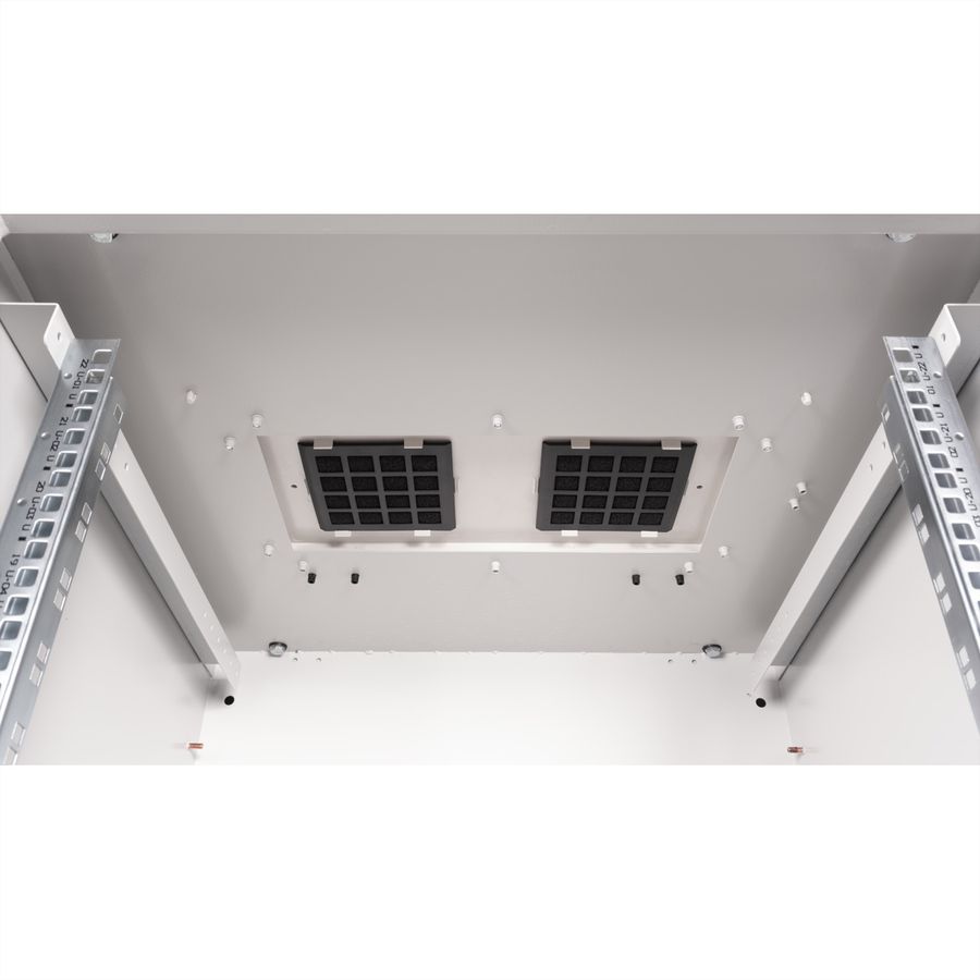 ROLINE 19-Zoll Wandgehäuse Pro 22 HE, 600x600 BxT IP55 outdoor grau