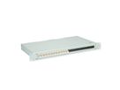 TELEGÄRTNER BASIS eco LWL-Panel mit Kupplungen & Pigtails, 12x LC Duplex, beige, OM2, Grade C