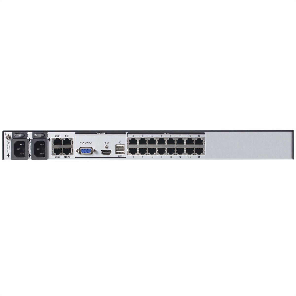 ATEN KN2116VB 16-Port Cat 5 KVM over IP 1 local und 2 remote